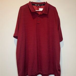 Adidas Climalite Crimson Polo size 2XL